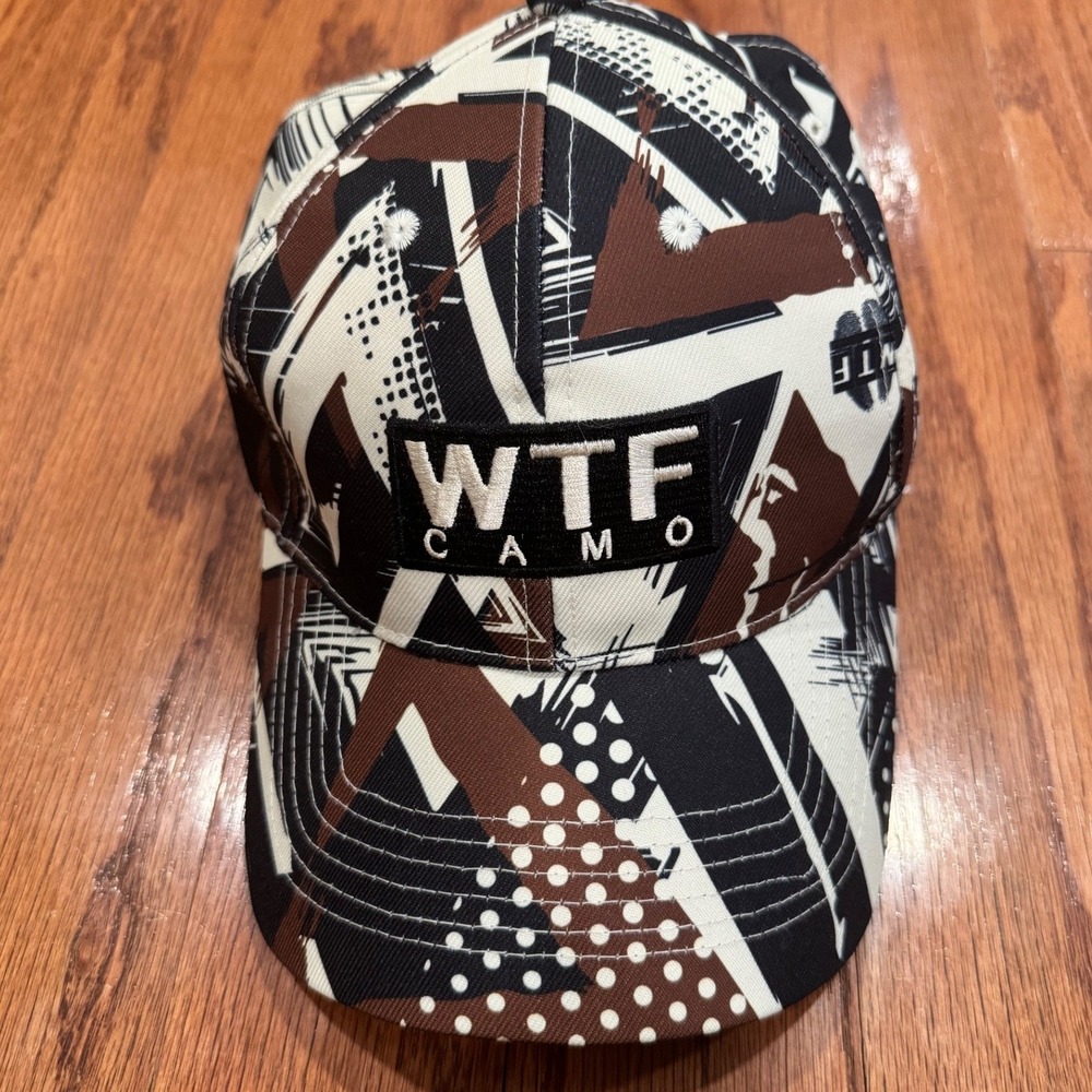 WTFCAMO Camouflage Altre Hunting Cap Graphic Print Baseball Hat Brown Black Hunt